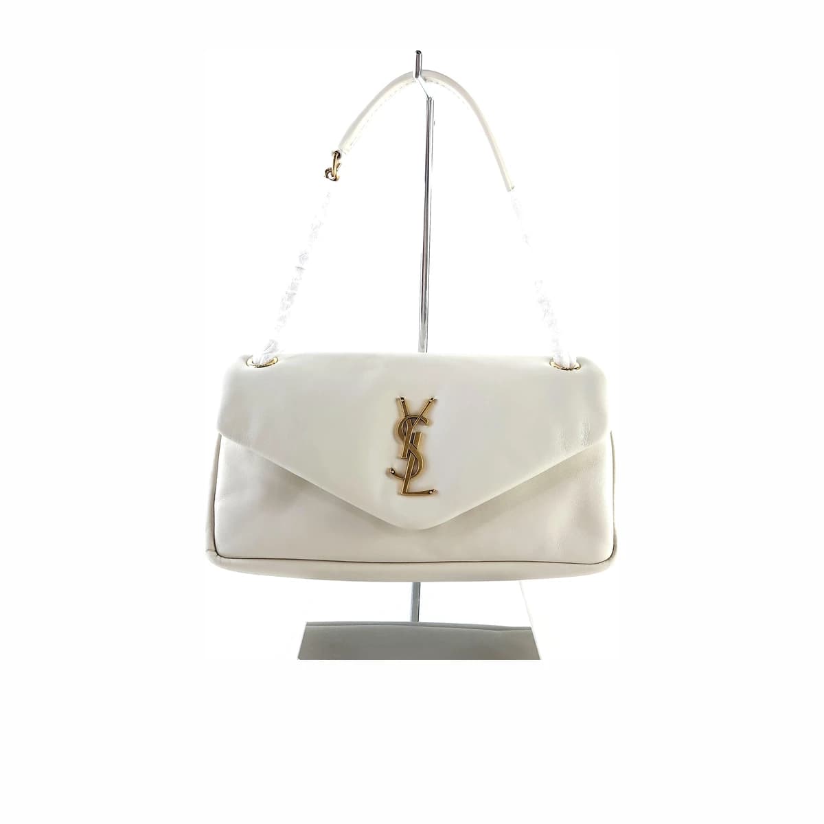 SAINT LAURENT 생로랑 플런지 램스킨 칼립소 숄더백 스몰