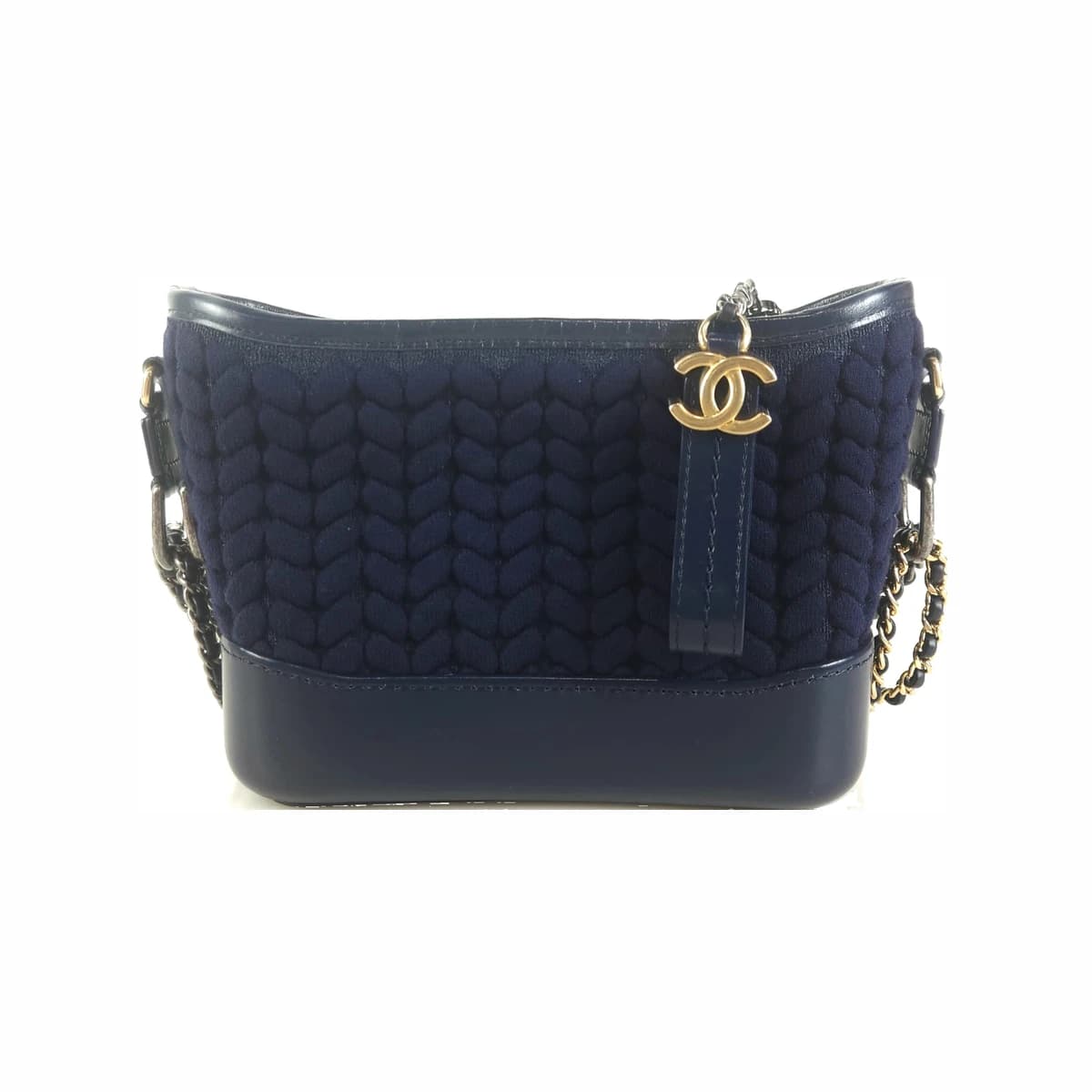 CHANEL 샤넬 니트 가브리엘 호보백 숄더백 크로스백 스몰
