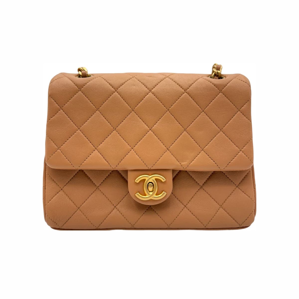 CHANEL 샤넬 로고 레터링 체인 플랩 숄더백 내장칩