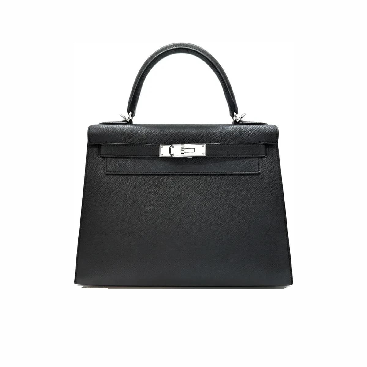 HERMÈS 에르메스 셀리에 켈리 28 블랙 은장 B각인