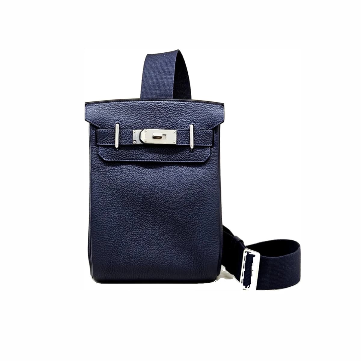 HERMÈS 에르메스 핵 아도 PM 블루뉘 은장