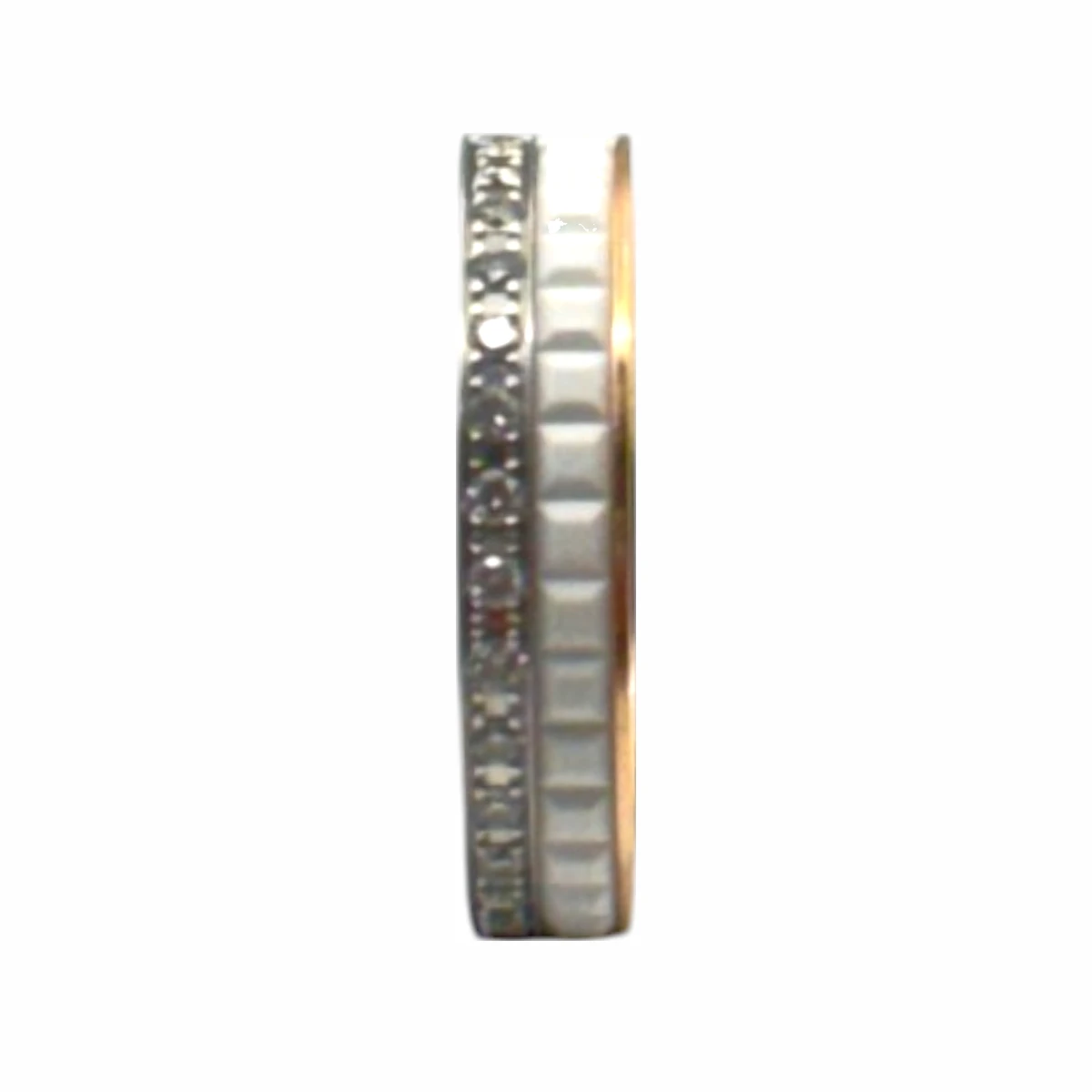 BOUCHERON 부쉐론 로즈골드 다이아 콰트로 화이트 에디션 반지(46호) 18K 로즈골드
