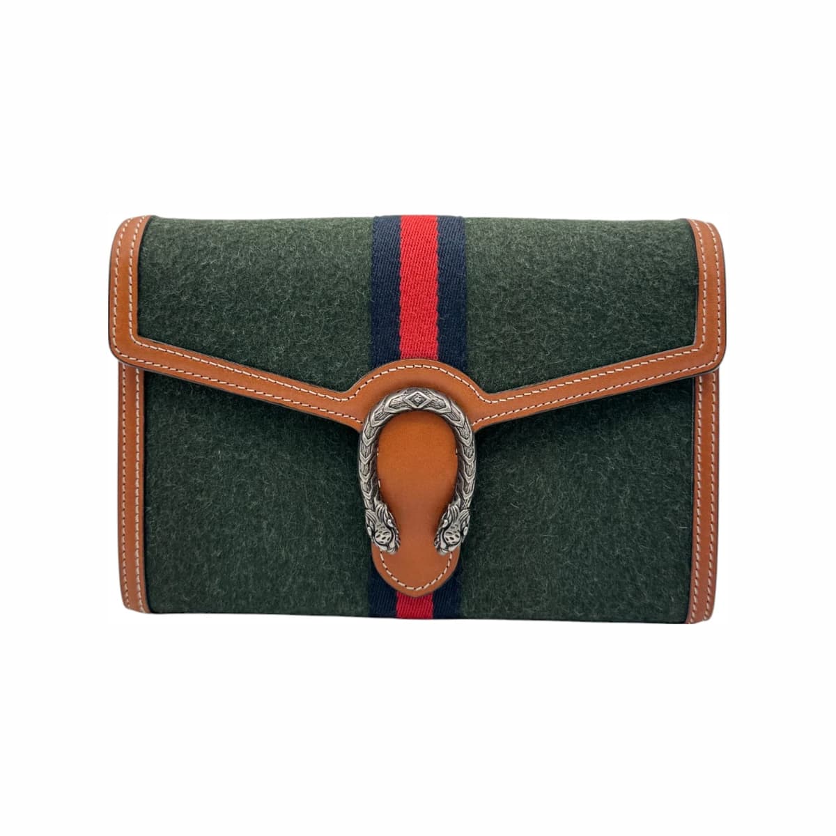 GUCCI 구찌 울 펠트 디오니서스 체인 크로스백 울·캐시미어