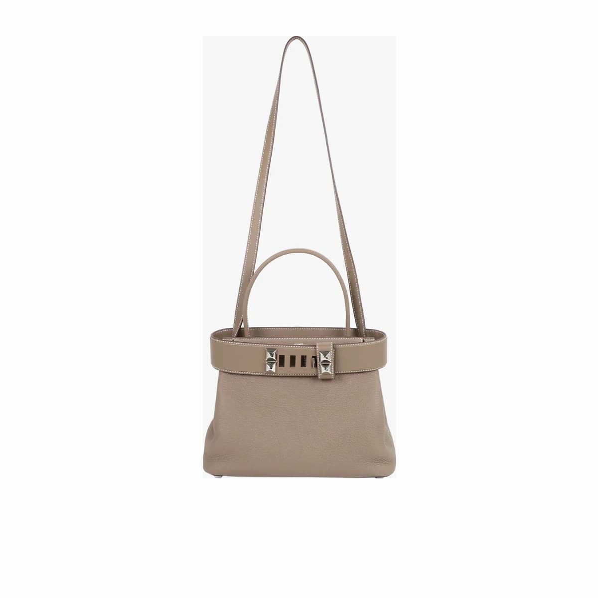 HERMÈS 에르메스 메도르 클루 27 에토프 은장 브라운