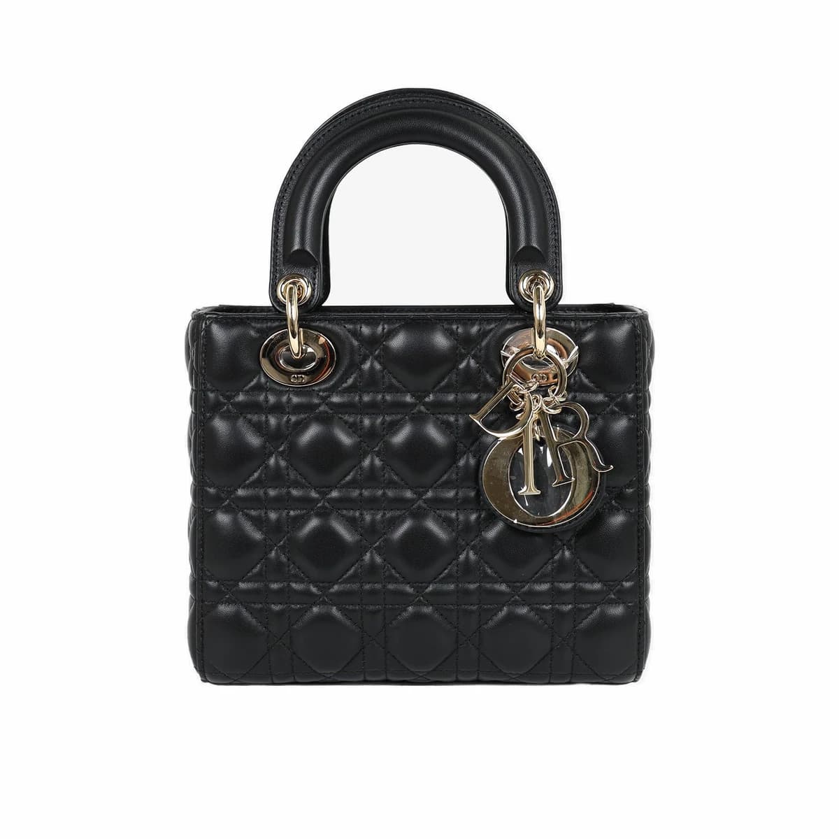 DIOR 디올 레이디 디올 토트백 숄더백 스몰블랙