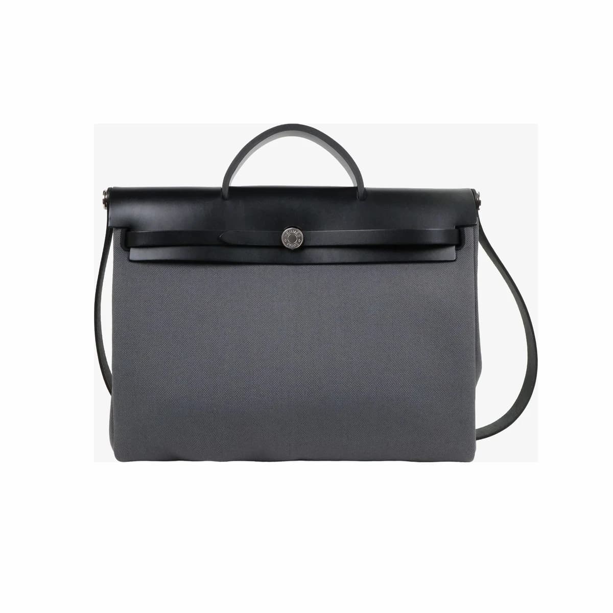 HERMÈS 에르메스 에르백 39 밀리터리 캔버스 헌터 아르두아즈 은장