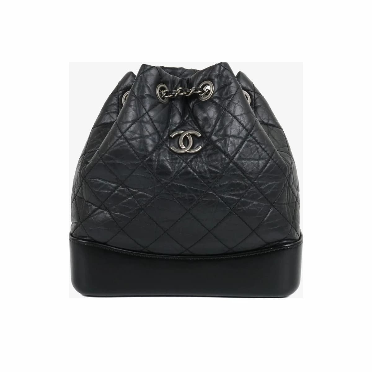 CHANEL 샤넬 가브리엘 백팩 스몰 블랙 내장칩