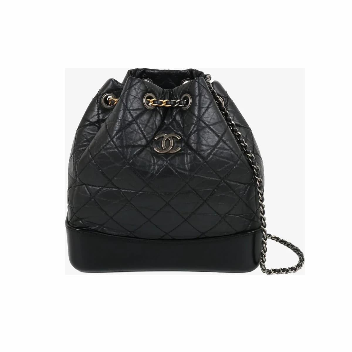 CHANEL 샤넬 가브리엘 백팩 스몰 블랙 내장칩