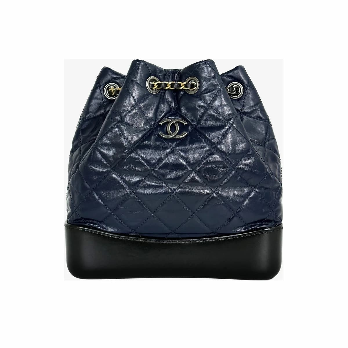 CHANEL 샤넬 가브리엘 백팩 스몰 네이비
