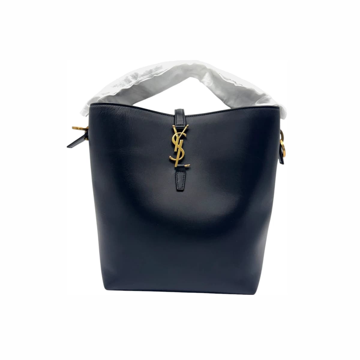 SAINT LAURENT 생로랑 블랙 LE 37 버킷백