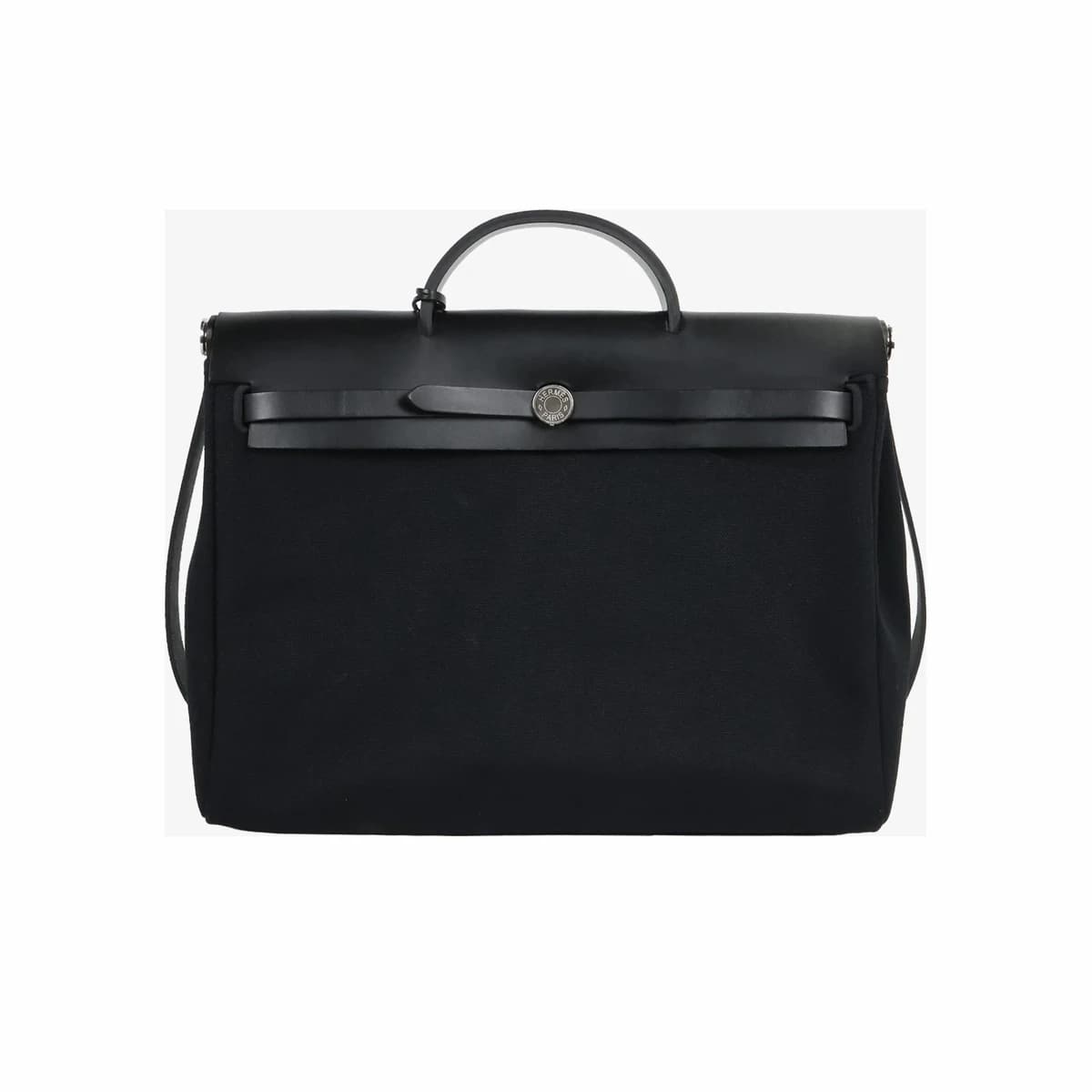 HERMÈS 에르메스 에르백 메신저 39 백 블랙 은장 K각인