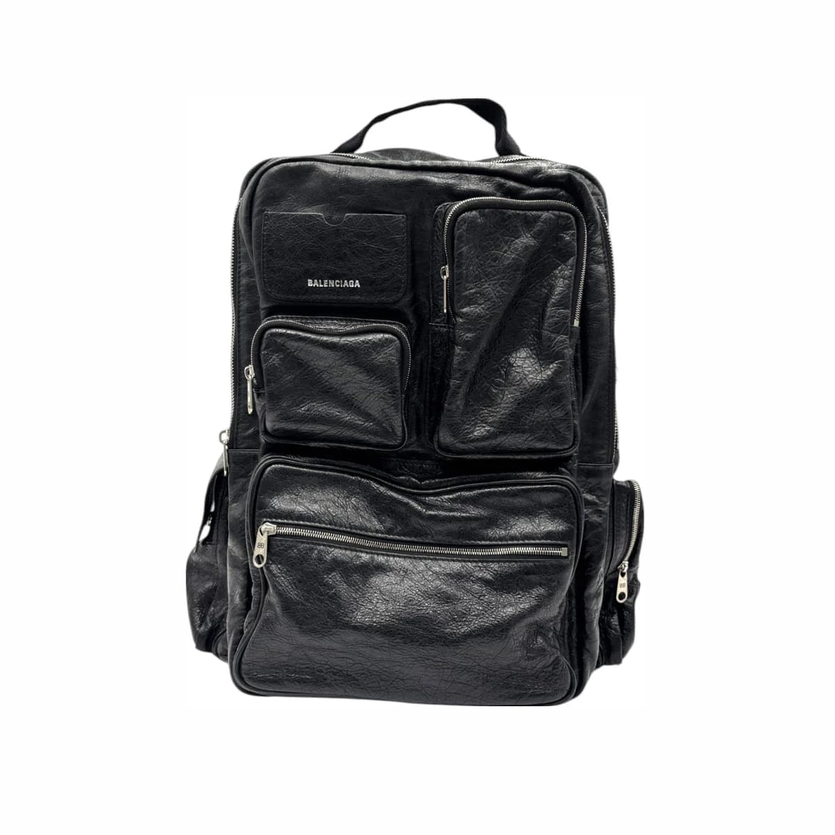 BALENCIAGA 발렌시아가 블랙 수퍼비지 백팩