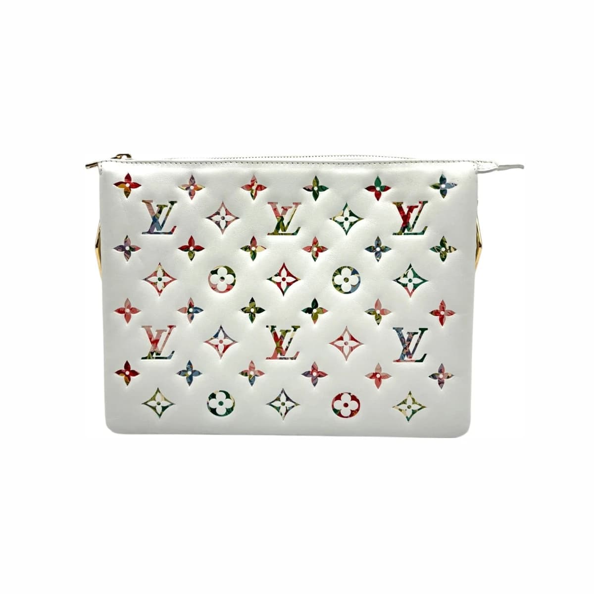 LOUIS VUITTON 루이비통 모노그램 플라워 쿠상 PM 숄더백 내장칩