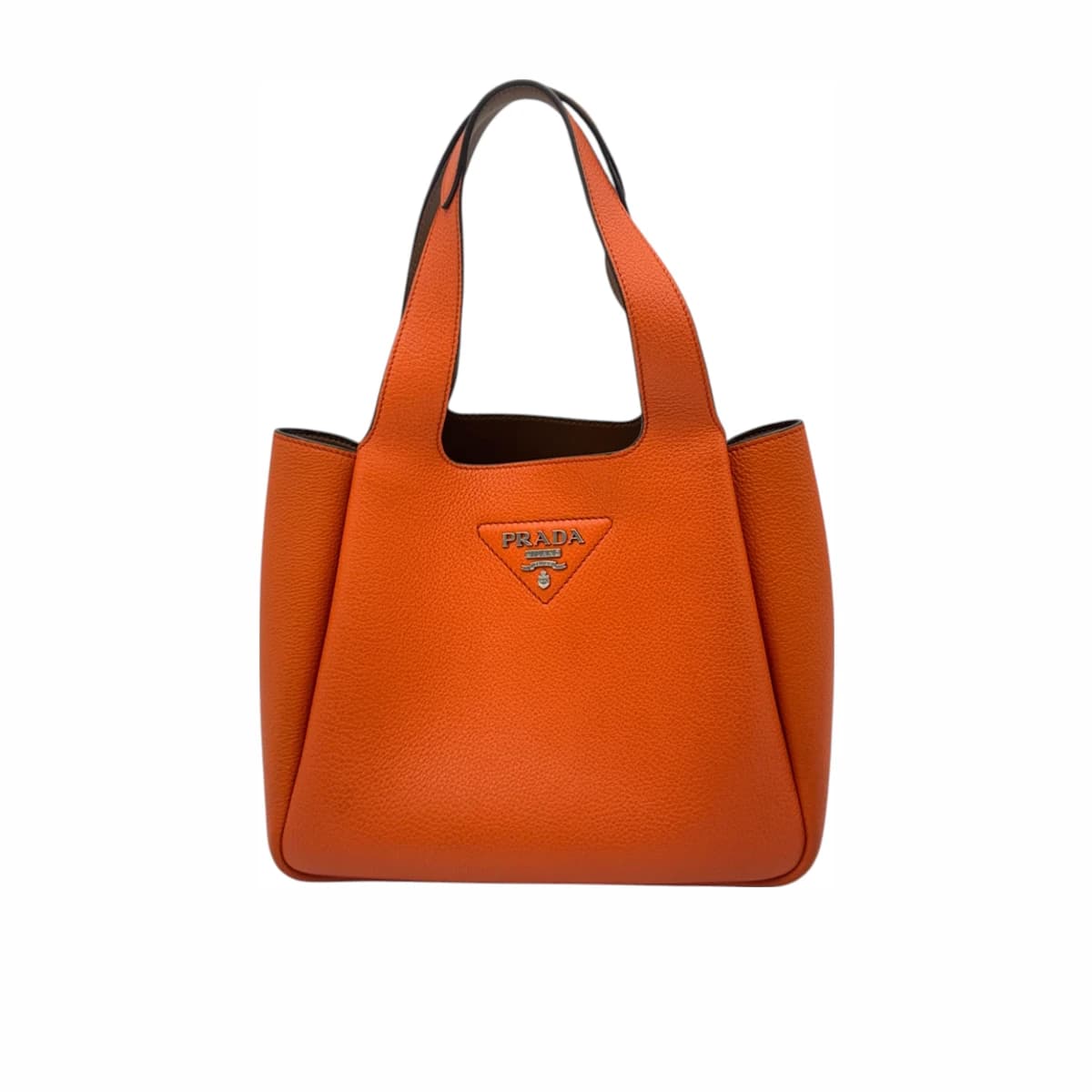 PRADA 프라다 오렌지 미니 가죽 백