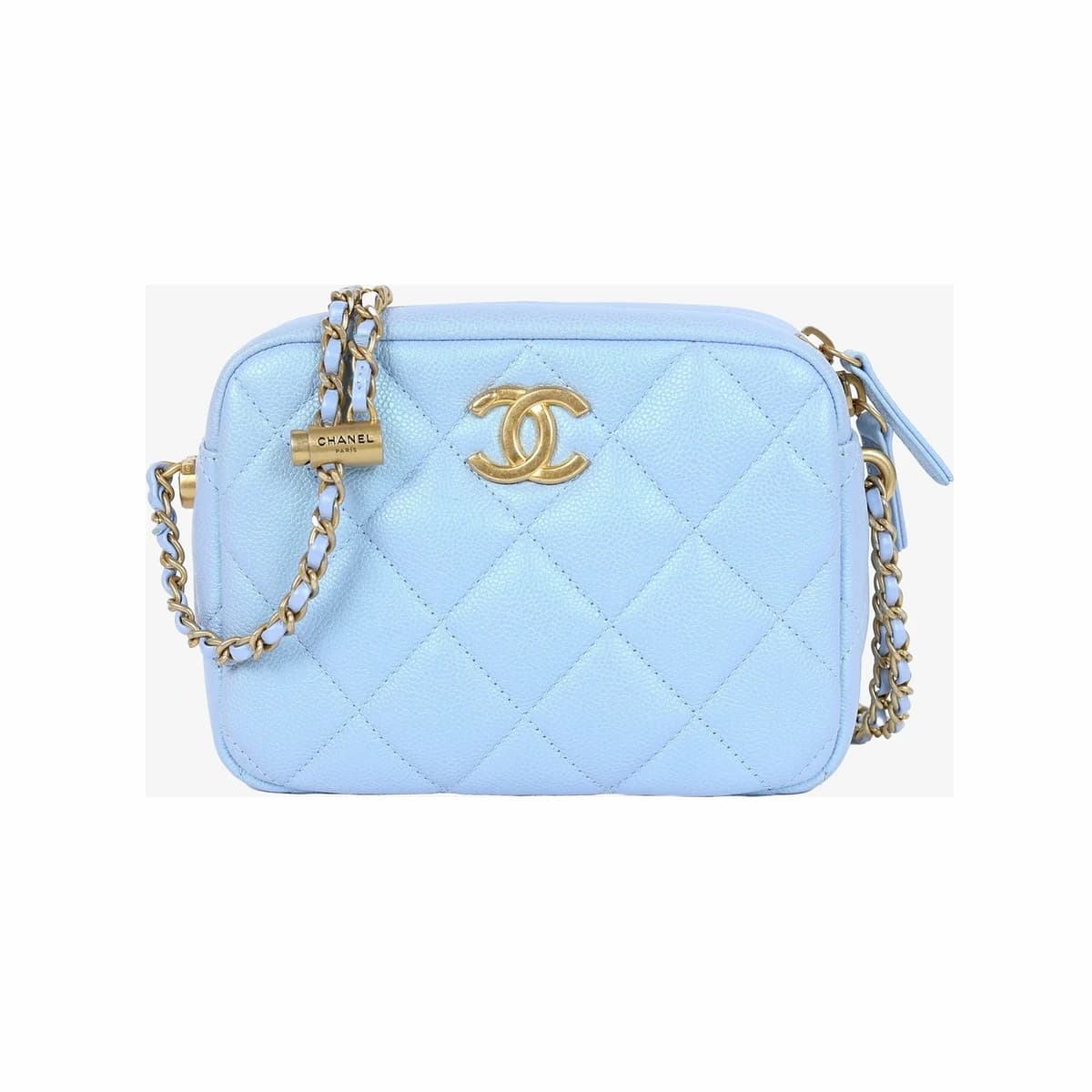 CHANEL 샤넬 카메라백 미니 스카이블루