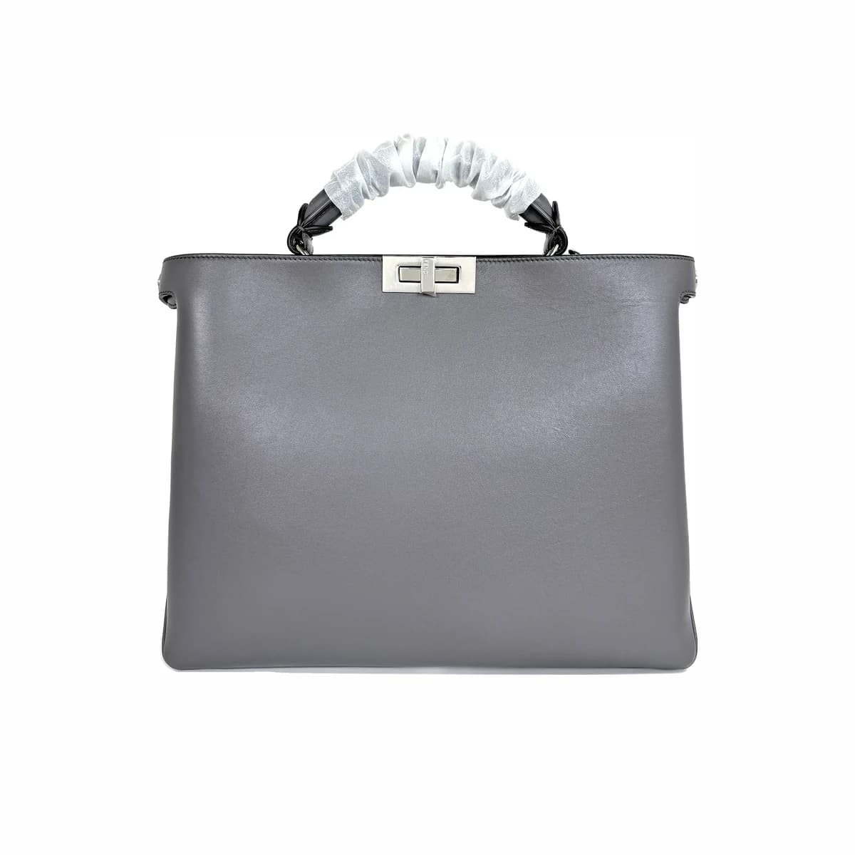 FENDI 펜디 피카부 아이씨유 소프트 토트백 미듐 그레이