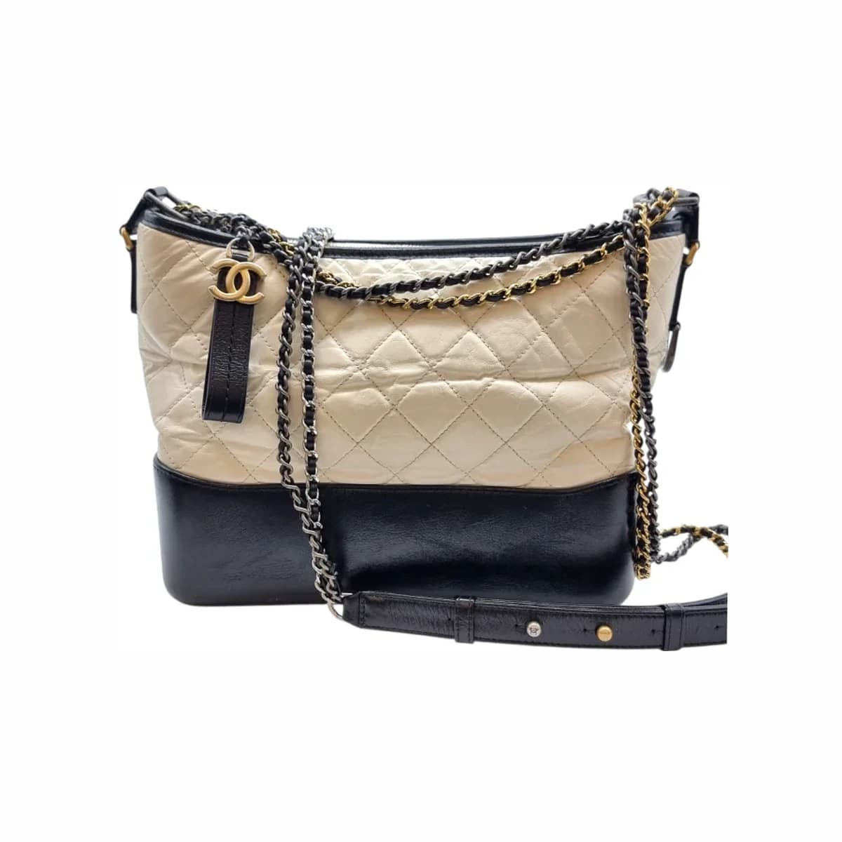 CHANEL 샤넬 가브리엘 호보백 미듐 화이트