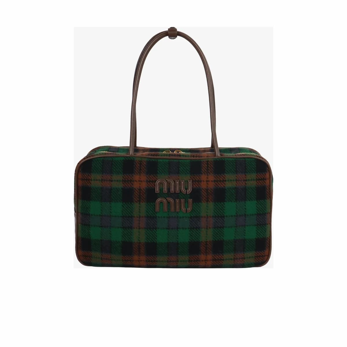 MIU MIU 미우미우 보 볼링백 라지 멀티컬러