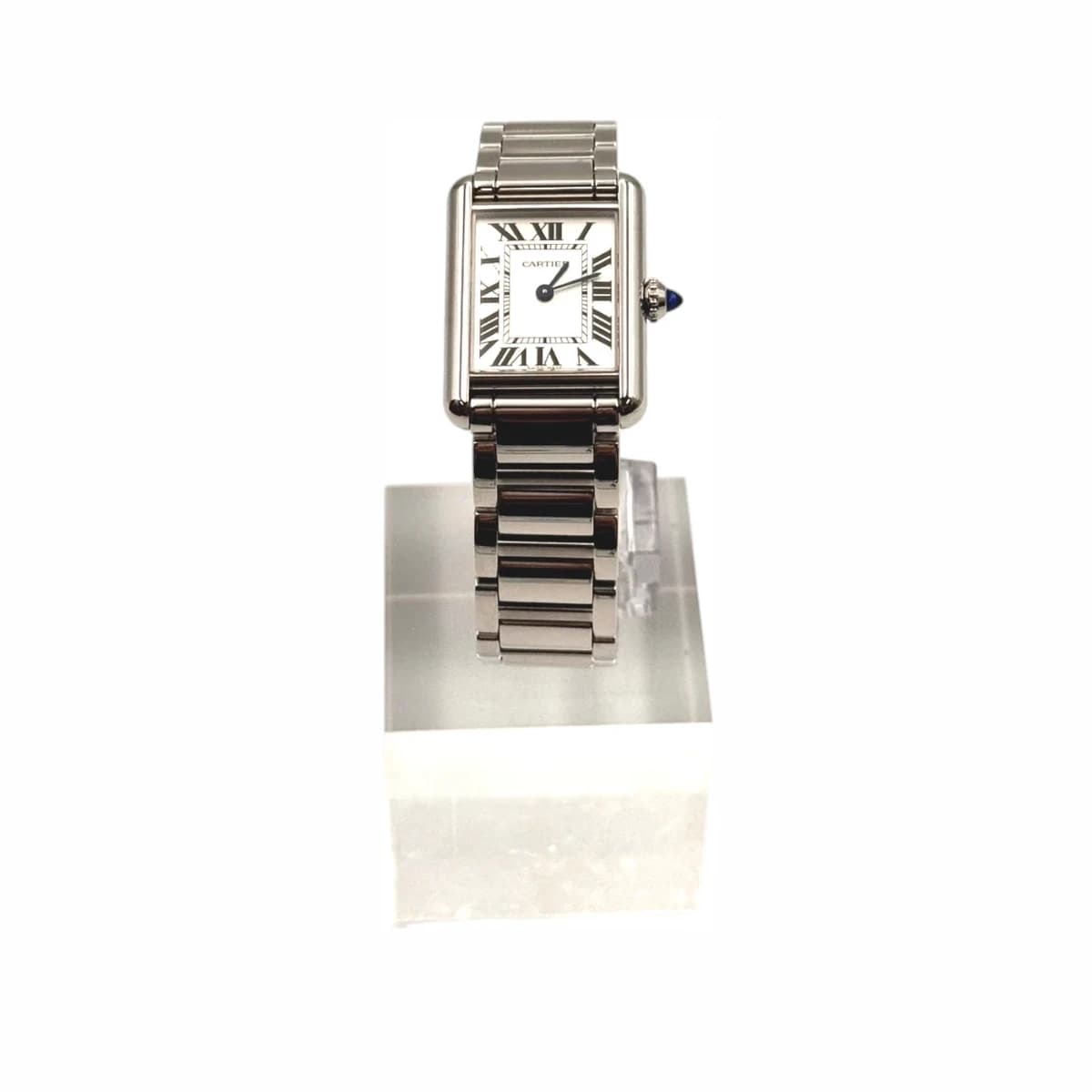 CARTIER 까르띠에 탱크 머스트 스몰 쿼츠 스틸