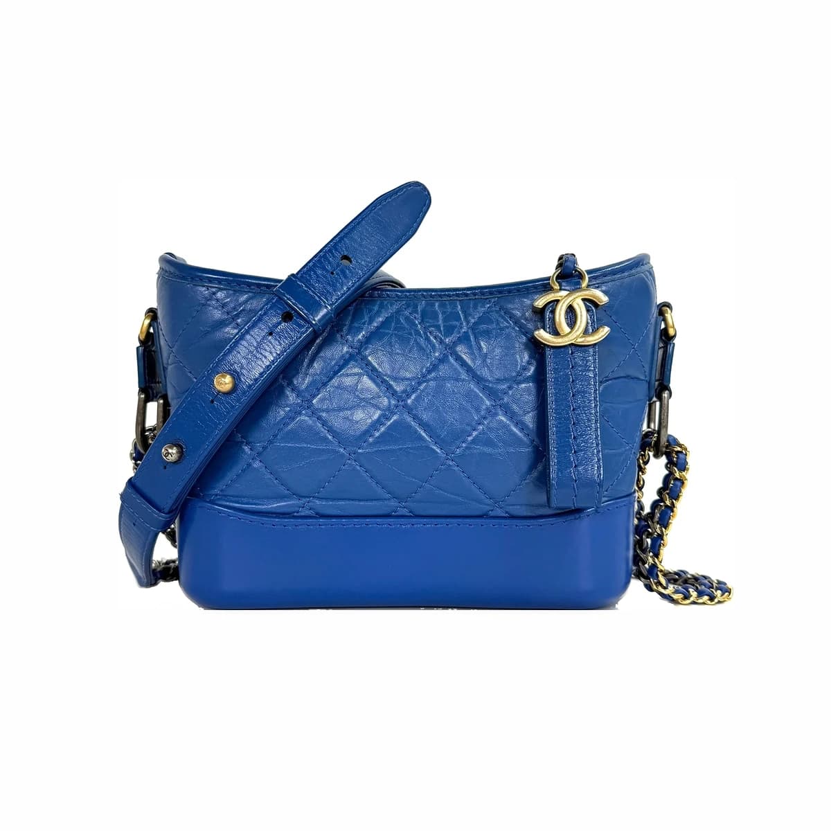 CHANEL 샤넬 가브리엘 호보백 스몰 블루
