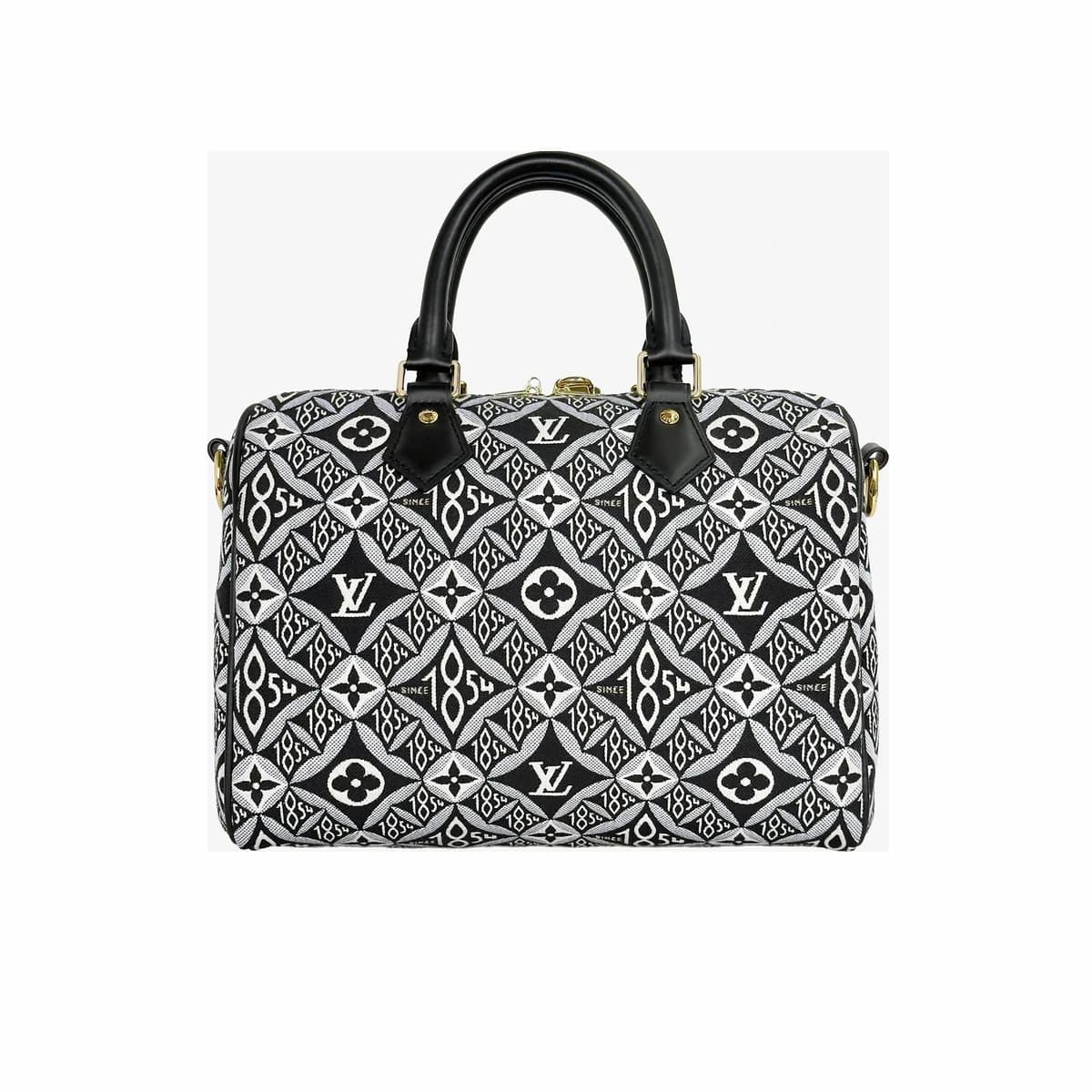 LOUIS VUITTON 루이비통 1854 스피디 반둘리에 25 블랙