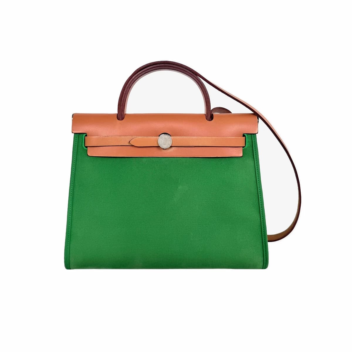 HERMÈS 에르메스 에르백 31 밤부네츄럴 은장