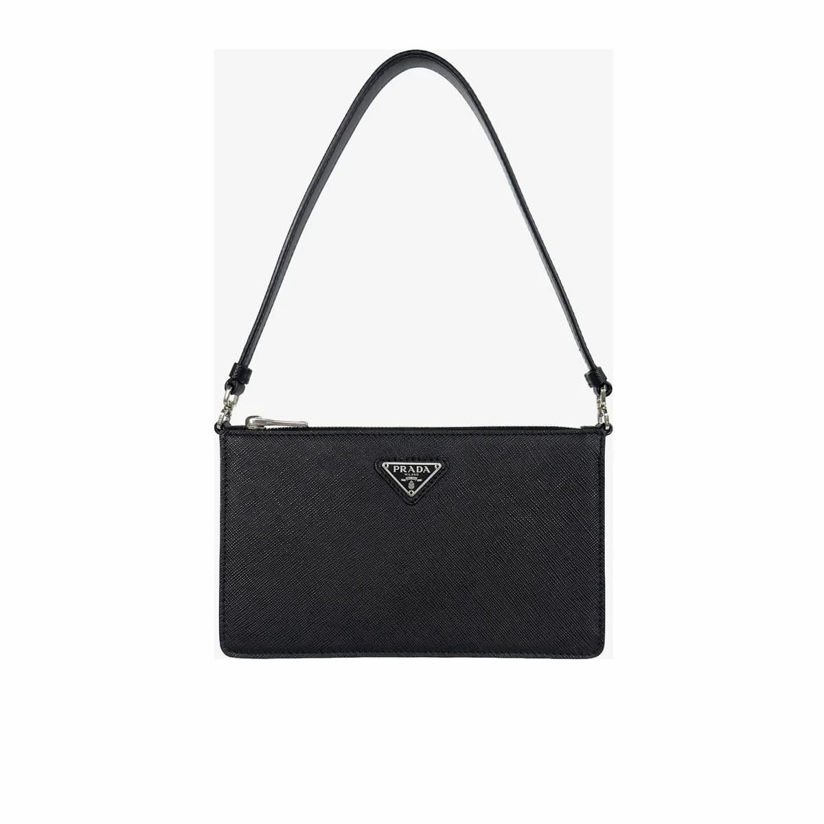 PRADA 프라다 사피아노 가죽 숄더백 미니 블랙