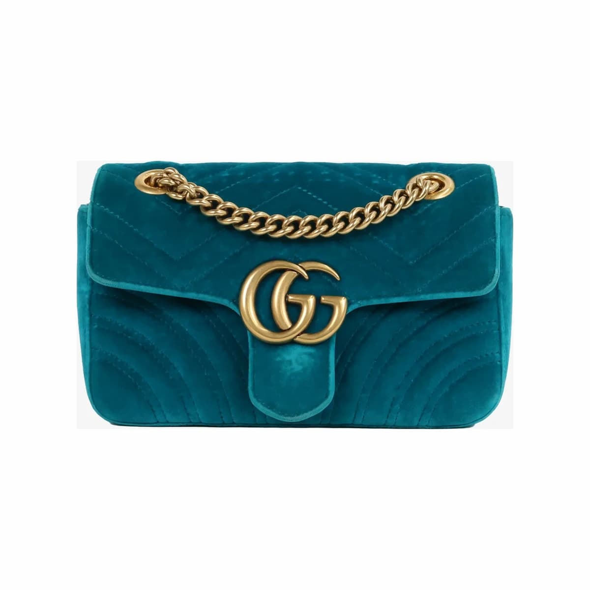 GUCCI 구찌 GG 마몽 미니 터콰이즈그린