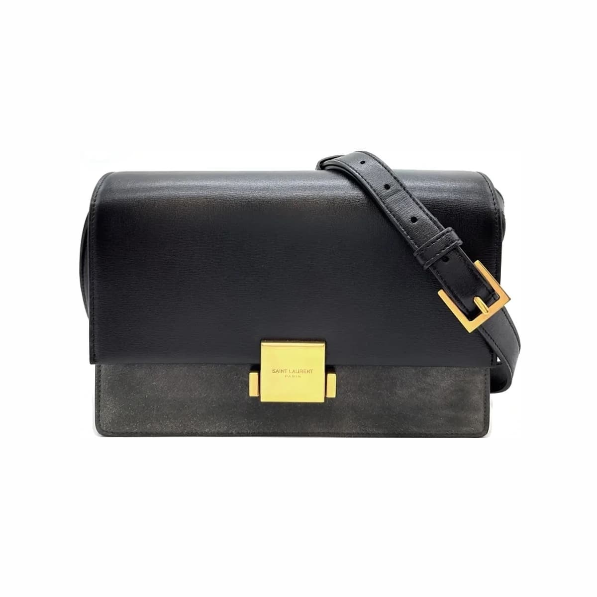 SAINT LAURENT 생로랑 벨샤스 숄더백 그레이 블랙