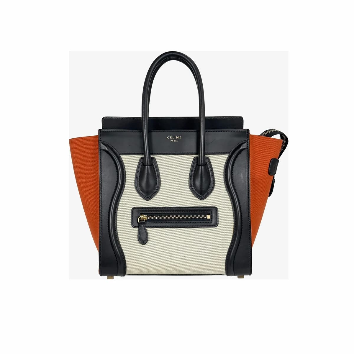 CELINE 셀린느 러기지 마이크로 토트백 멀티컬러