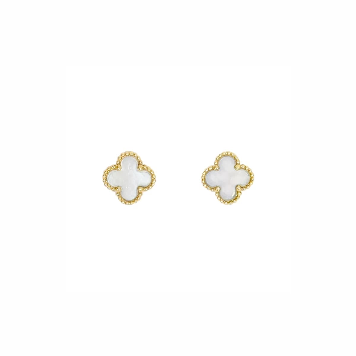 VAN CLEEF & ARPELS 반클리프 앤 아펠 알함브라 이어링 스위트 옐로우골드 IBAQOE51 18K 옐로골드