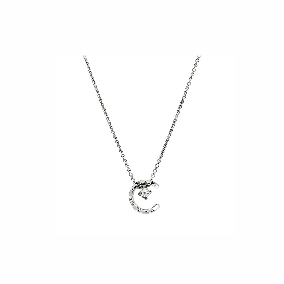 CHANEL 샤넬 코코 네크리스 화이트골드 다이아몬드 18K 화이트골드