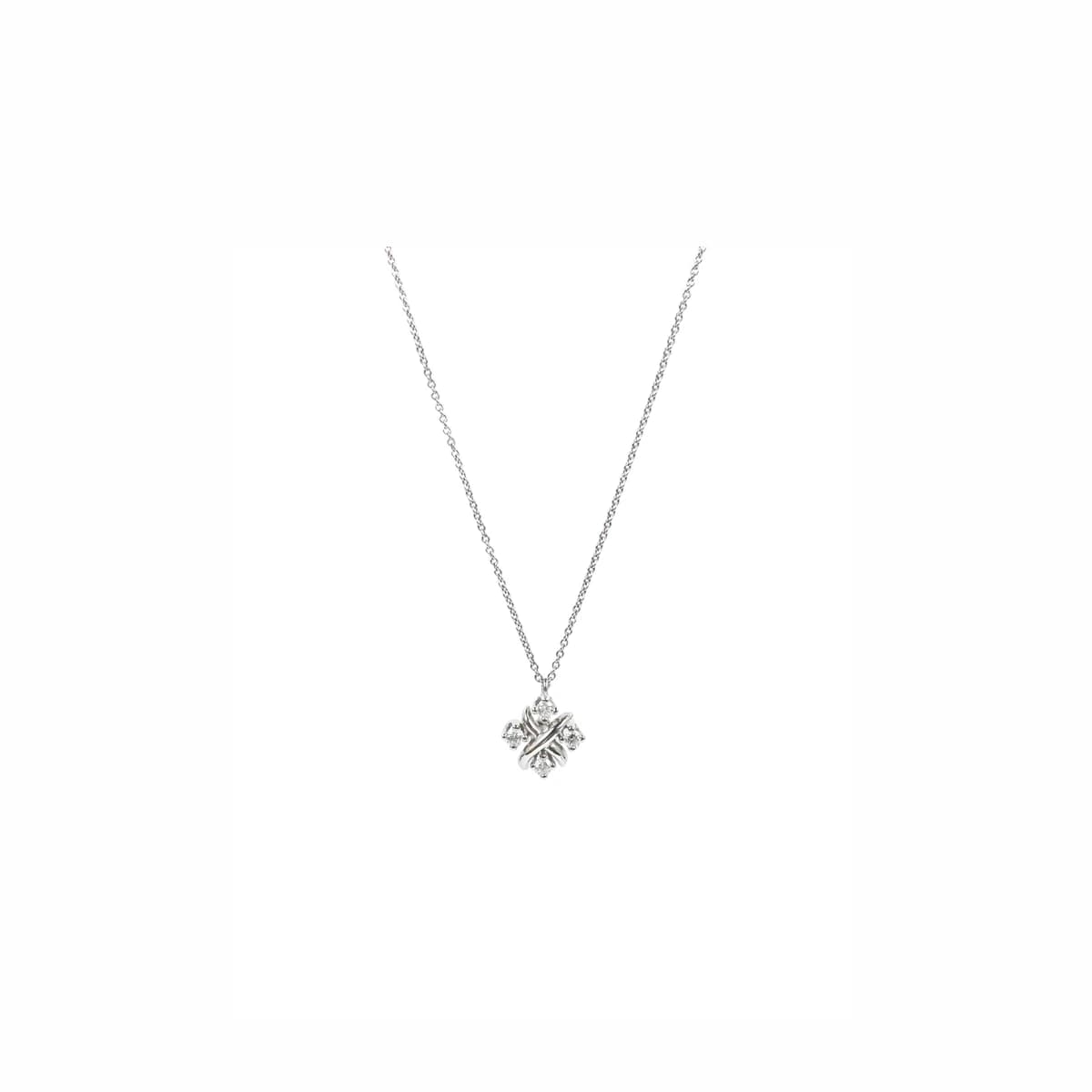 TIFFANY & CO. 티파니앤코 식스틴 스톤 펜던트 플래티늄 다이아몬드 TFF13RJV