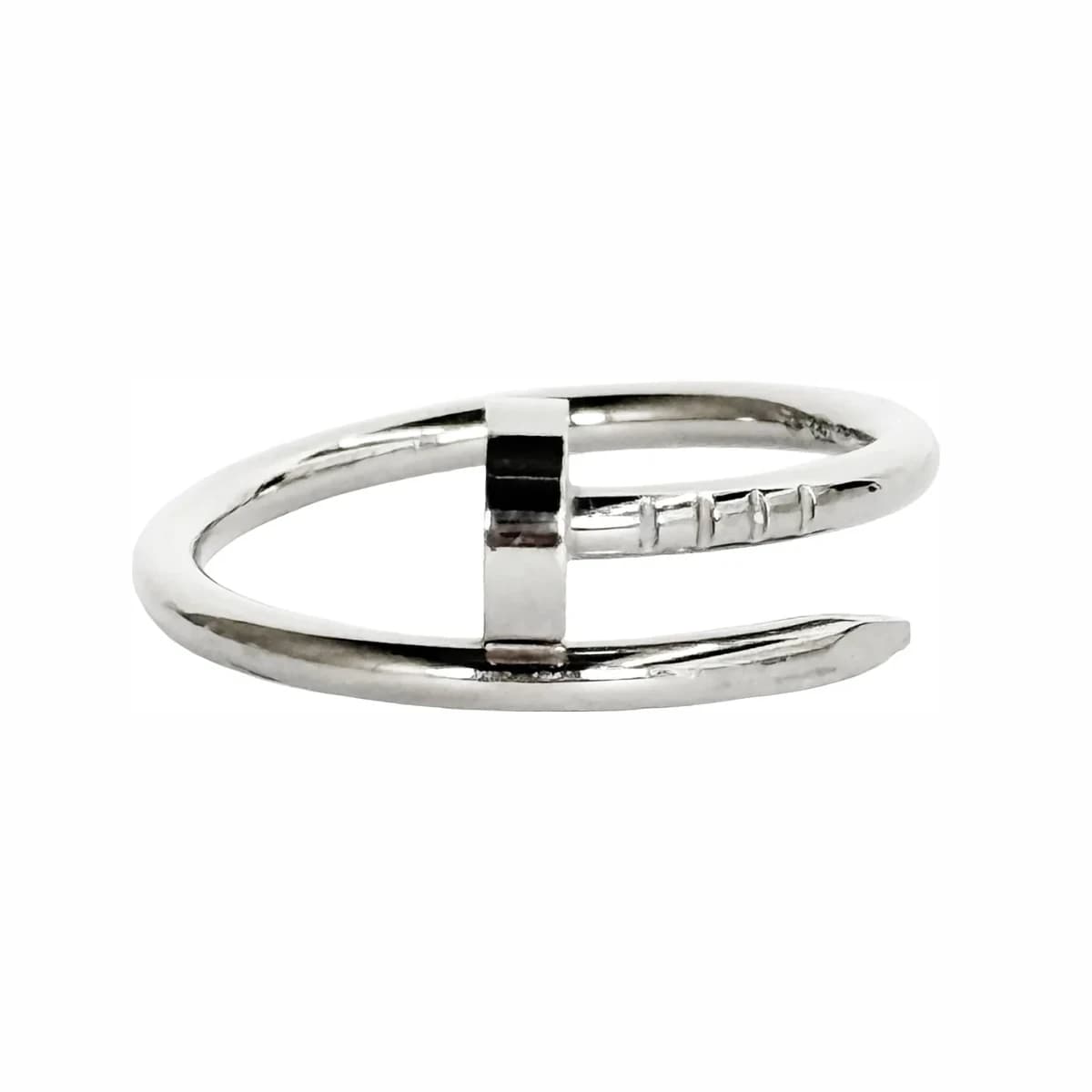 CARTIER 까르띠에 저스트 앵 끌루 링 스몰 52호 화이트골드 YNUS81SG 18K 화이트골드