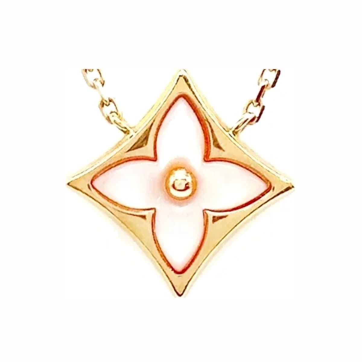 LOUIS VUITTON 루이비통 컬러 블라썸 BB 스타 펜던트 핑크골드 18K 로즈골드