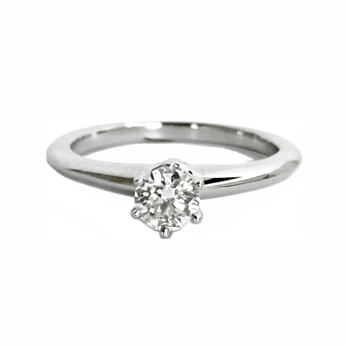 TIFFANY & CO. 티파니앤코 0.33캐럿 다이아 웨딩링 반지 7호 플래티늄
