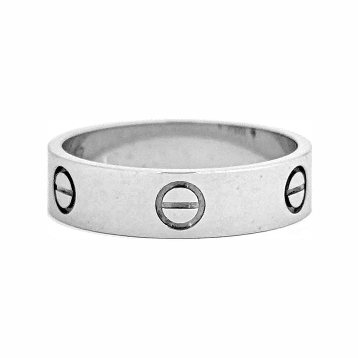 CARTIER 까르띠에 러브 링 클래식 62호 화이트골드 18K 화이트골드