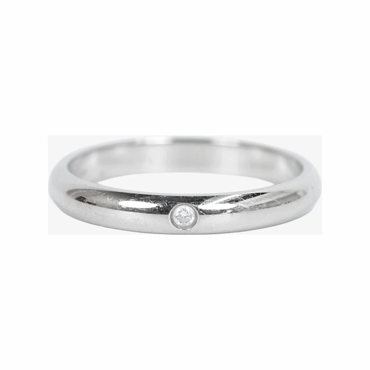 CARTIER 까르띠에 1895 웨딩 링 48호 플래티늄 1P 다이아몬드