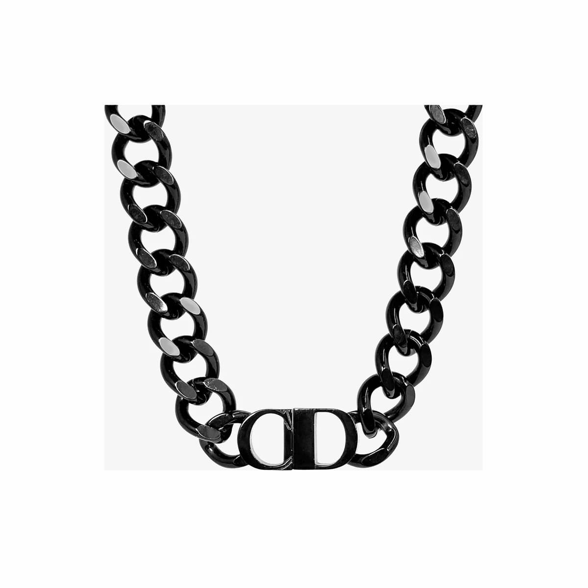 DIOR 디올 19SS 초커 체인 목걸이 블랙