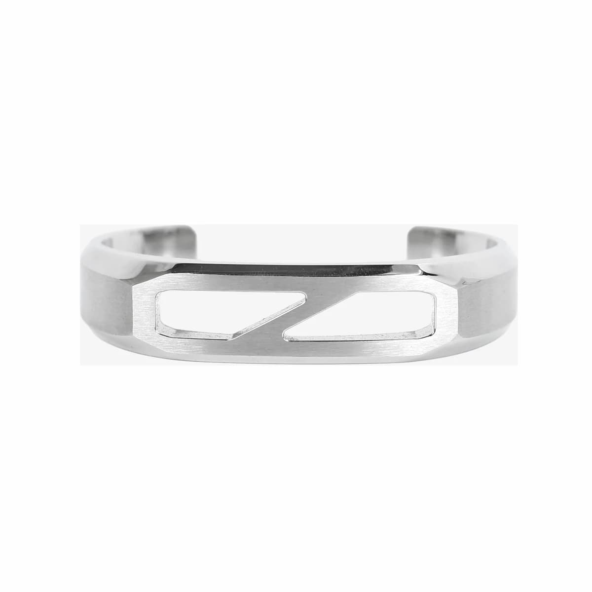 HERMÈS 에르메스 델타 커프 라지 브레이슬릿 팔찌 T5 실버