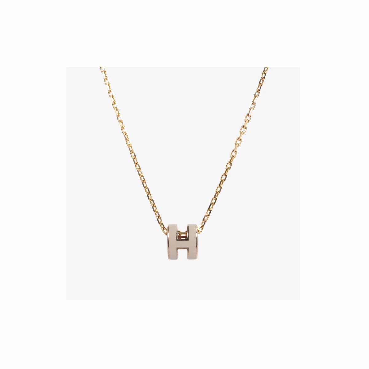 HERMÈS 에르메스 팝아슈 펜던트 목걸이 미니 마롱글라세