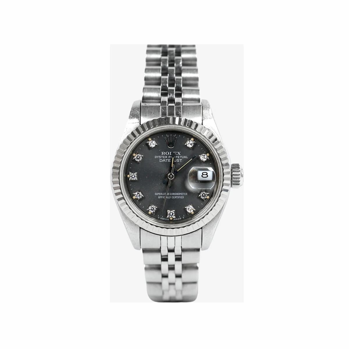 ROLEX 롤렉스 데이저스트 26mm 다이아몬드 10P 다크그레이 다이얼