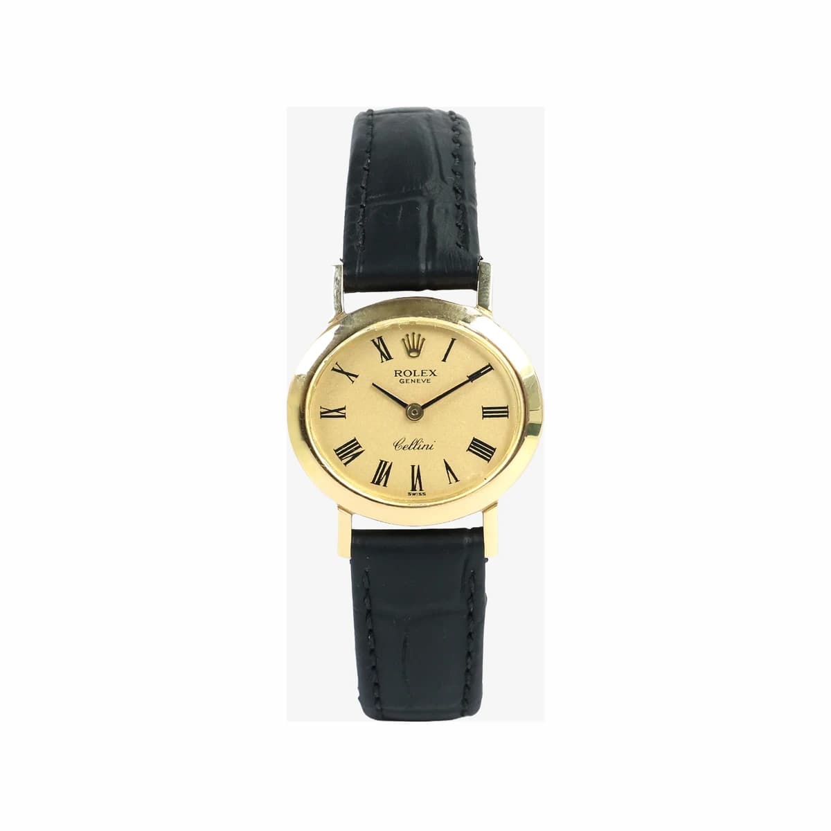 ROLEX 롤렉스 첼리니 셀리니 빈티지 수동 워치 옐로우골드 4109