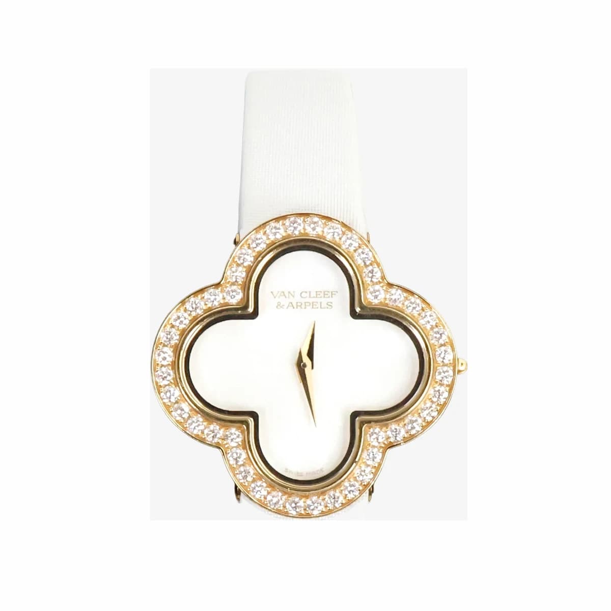 VAN CLEEF & ARPELS 반클리프 앤 아펠 알함브라 워치 스몰 옐로우골드화이트