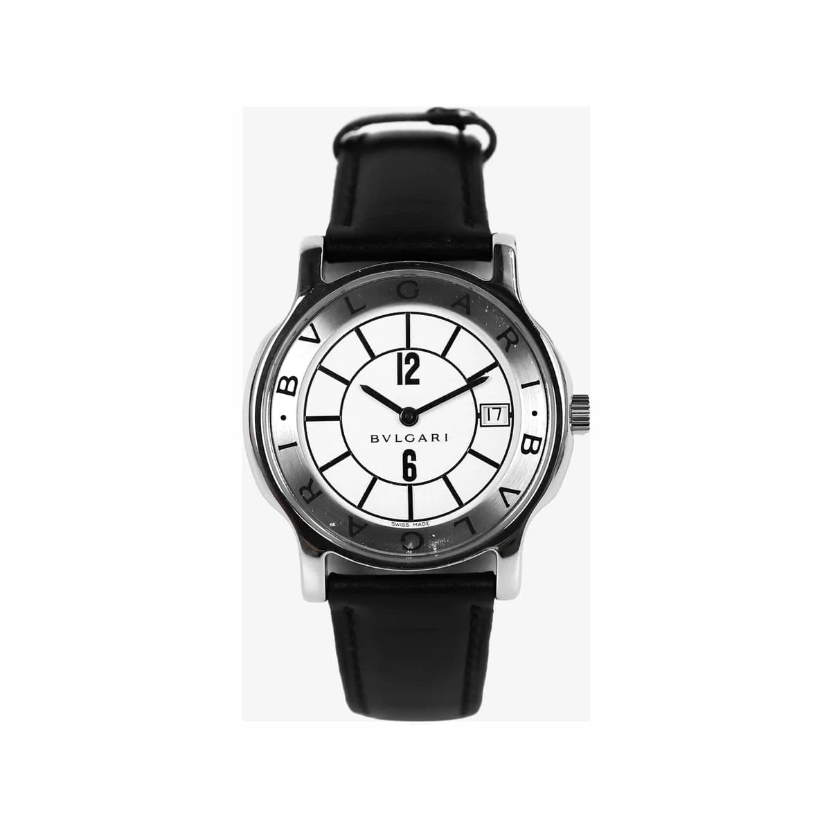 BVLGARI 불가리 솔로 템포 워치 35mm 스틸블랙 ST35S