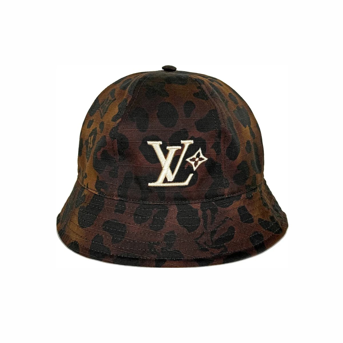 LOUIS VUITTON 루이비통 레오 리버서블 버킷 햇 모자 브라운 블랙