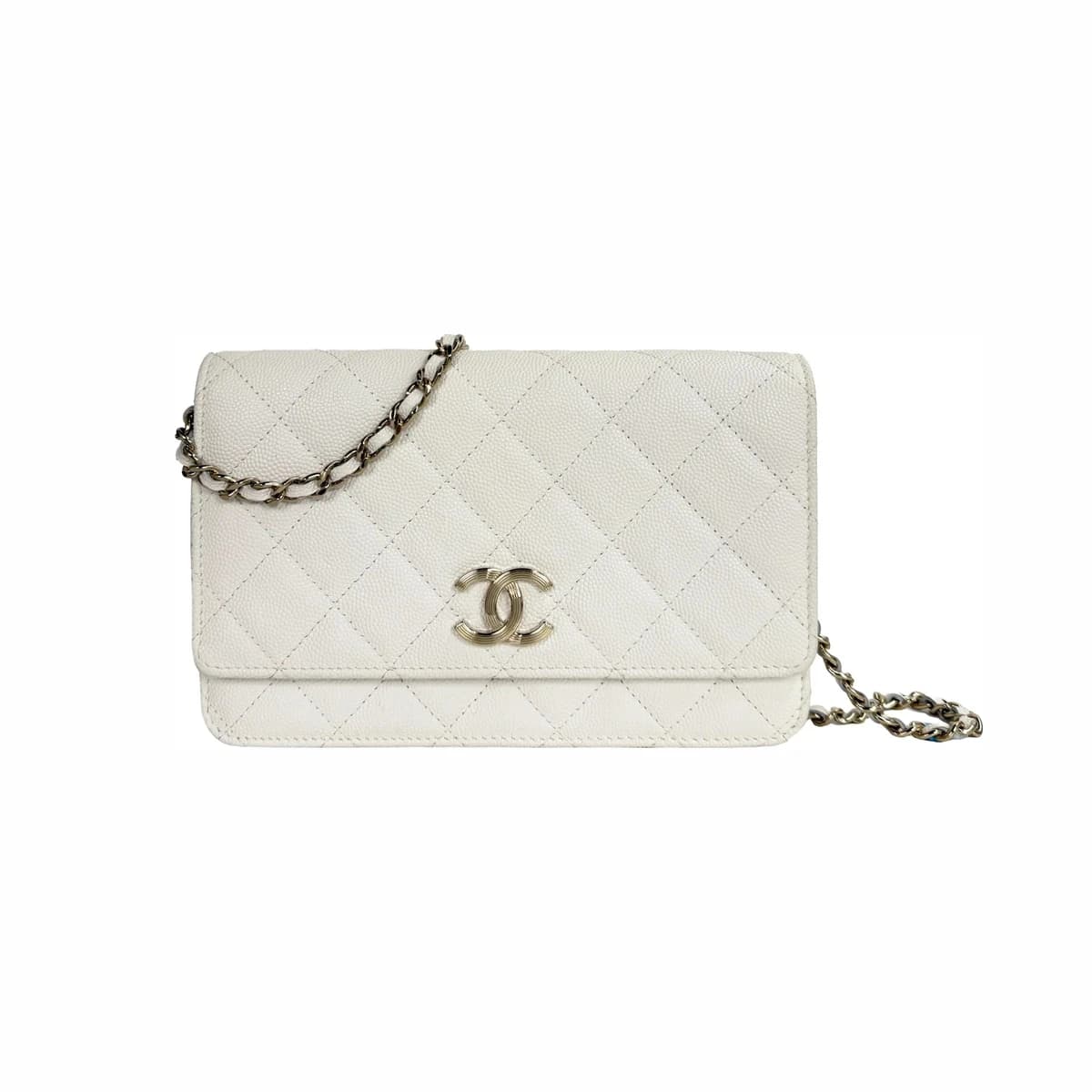 CHANEL 샤넬 클래식 CC WOC 크로스백 화이트
