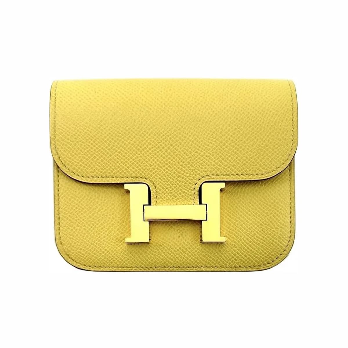 HERMÈS 에르메스 콘스탄스 슬림 라임 금장 그린