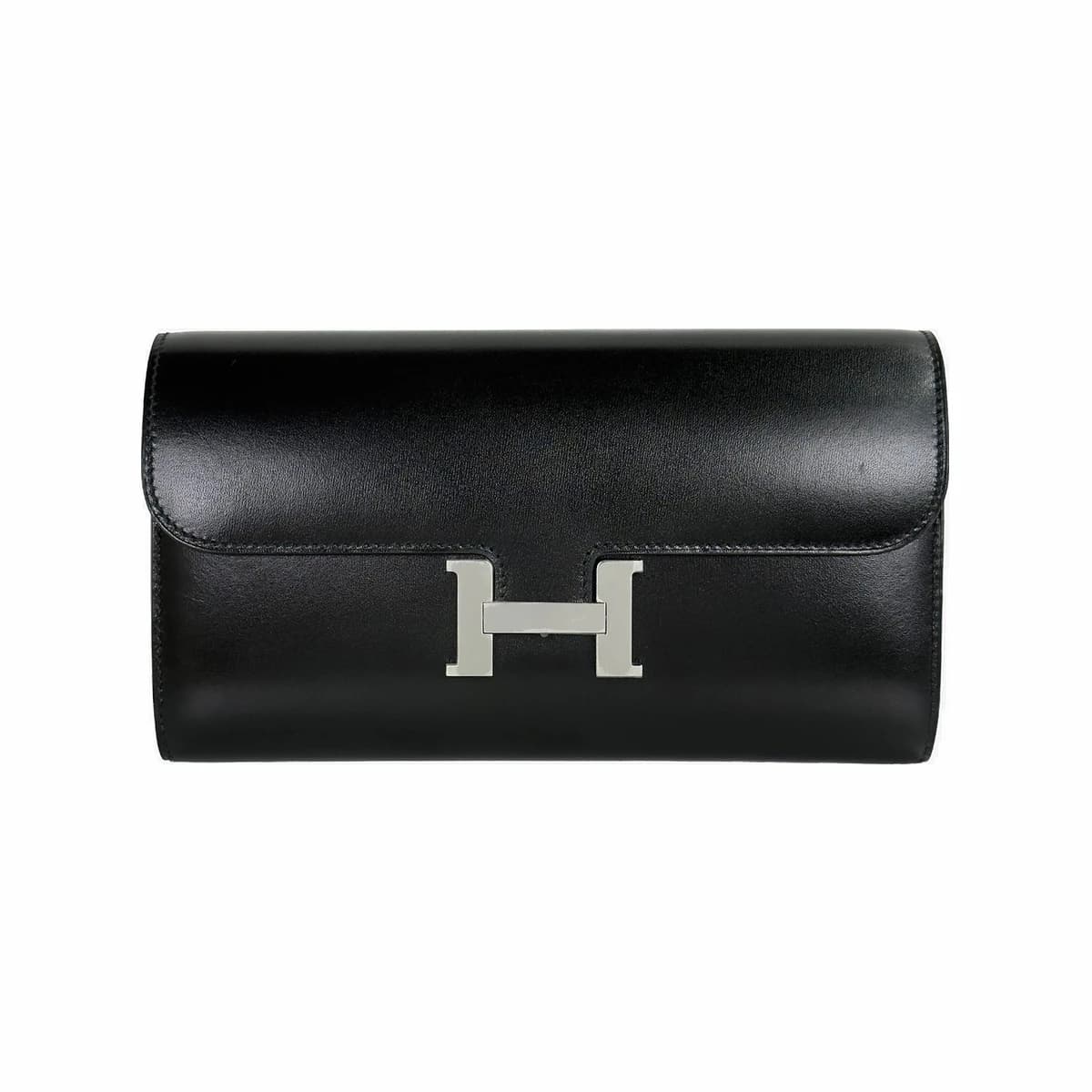 HERMÈS 에르메스 콘스탄스 투고 블랙 은장
