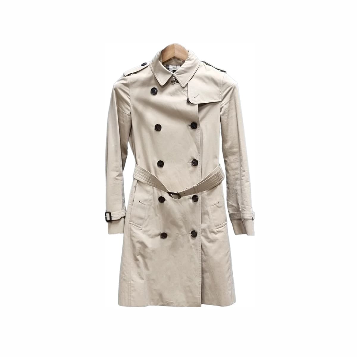 BURBERRY 버버리 여성 켄싱턴 롱 트렌치 코트 베이지 4